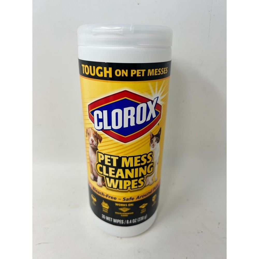 Clorox‎ Pet Mess Cleaning Wipes - Dog Cat Urine